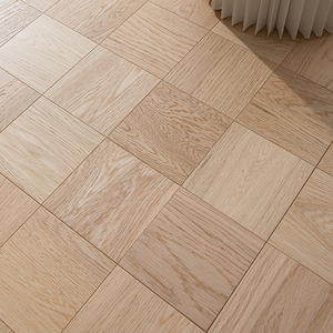 Plancher en bois d'ingénierie artistique multicouche CE personnalisable, silencieux, grade ABC, 16 mm 15 mm, en noyer noir, à joint mâle et femelle, pour projets immobiliers - Product Image 2