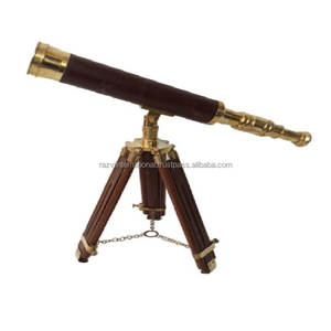 Télescope nautique à Double canon en laiton Antique, Style décoratif de créateur - Product Image 4