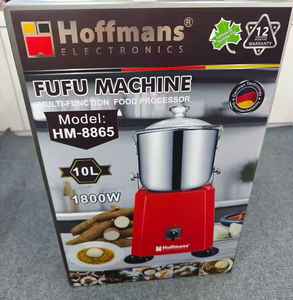 Hoffmans Africa 10L Prise UK, Machine à Fufu Commerciale 1800W, Robot Culinaire Robuste pour le Mélange d'Igname Pilée et de Manioc, En Vente - Product Image 5