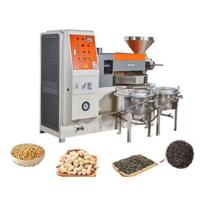 Máquina Prensa de Aceite Totalmente Automática para Uso Comercial, para Aceite de Oliva, Soja, Café, Mostaza y Semillas de Girasol - Product Image 1