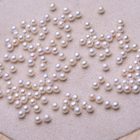 Perles d'eau douce naturelles 2-10mm Grade AAA Marque MAY Perles blanches à fort lustre Perles en vrac Fournitures de fabrication de bijoux DIY Vente en gros