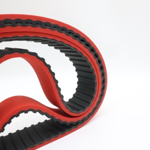 UNI <b>Red</b> Coated 45 ShoreA 300H Skived Teeth Rubber Timing <b>Belt</b> OEM Customizable for Printing Shops 30mm Width 5mm Pitch 50 Teeth - Product Image 4