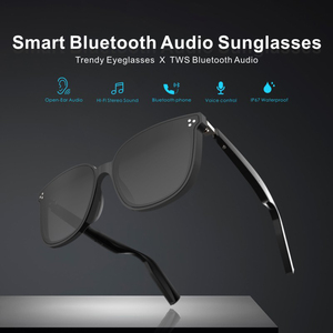 <span class=keywords><strong>H2A</strong></span> pour Lunettes de Soleil Sans Fil à Oreille Libre avec Assistant IA, Appels Mains Libres, Commande Vocale, Étanchéité IP65, Recharge Magnétique pour l'Extérieur - Product Image 1