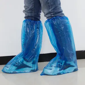 Penutup Sepatu Boot Plastik Sekali Pakai Berkualitas Baik untuk Penutup Boot Hujan Kedap Air
