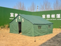 Tente d'expédition en toile de coton de qualité militaire quatre saisons, une chambre, pour 10 personnes, résistante à l'eau, pour le camping en plein air
