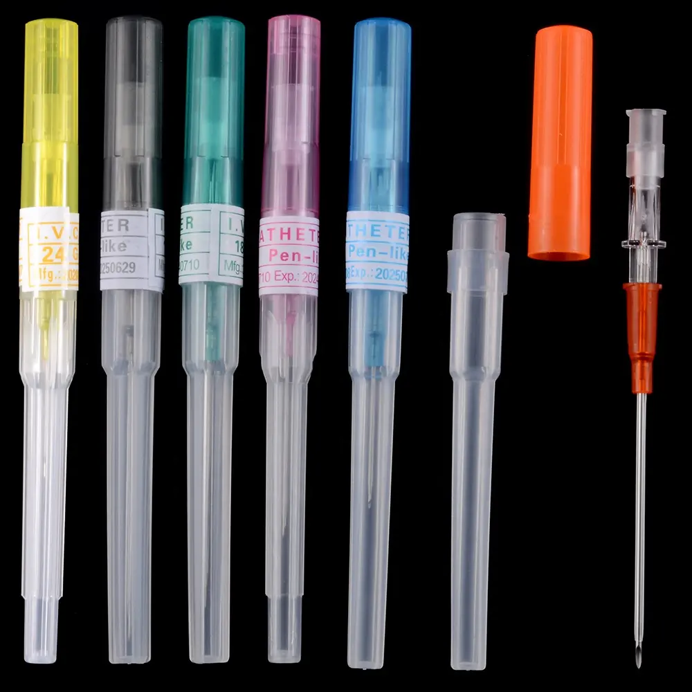 24 г-14 г профессиональные инструменты для тату-игл стерилизованная хирургическая сталь 316L I.V. Катетерные иглы для пирсинга тела 50 шт./кор.