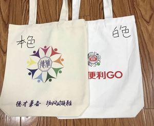 Custom Logo Eco-Friendly Recycled Cotton Canvas Tote Bag Women Blank Plain Design for School Use or Gift - Product Image 3