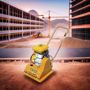 Máquina de construcción de 90kg de alta calidad y alta resistencia, nuevo compactador de placa Tayo TPC90 5Hp, componentes de rodamiento de núcleo, bajo mantenimiento - Product Image 1