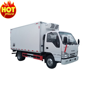 Personalización de fábrica ISUZU Vegetales Alimentos congelados Transporte Camión Van Vehículo refrigerado - Product Image 1