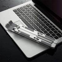 Support d'ordinateur portable en alliage d'aluminium réglable en hauteur support d'ordinateur portable support de tablette pliable de bureau pour support d'ordinateur portable MacBook