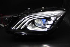 Czjf 12V 55W นำ O-SRAM แสงสีขาวนำ AFS-LED Multibeam ไฟหน้าชิ้นเดียวสำหรับ <span class=keywords><strong>S</strong></span> Class W222 2014-2017 2228207961 2228208061 - Product Image 6