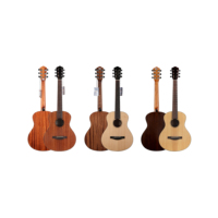 Guitare acoustique et électro-acoustique WaveGarden Baby Series 34 pouces avec table massive