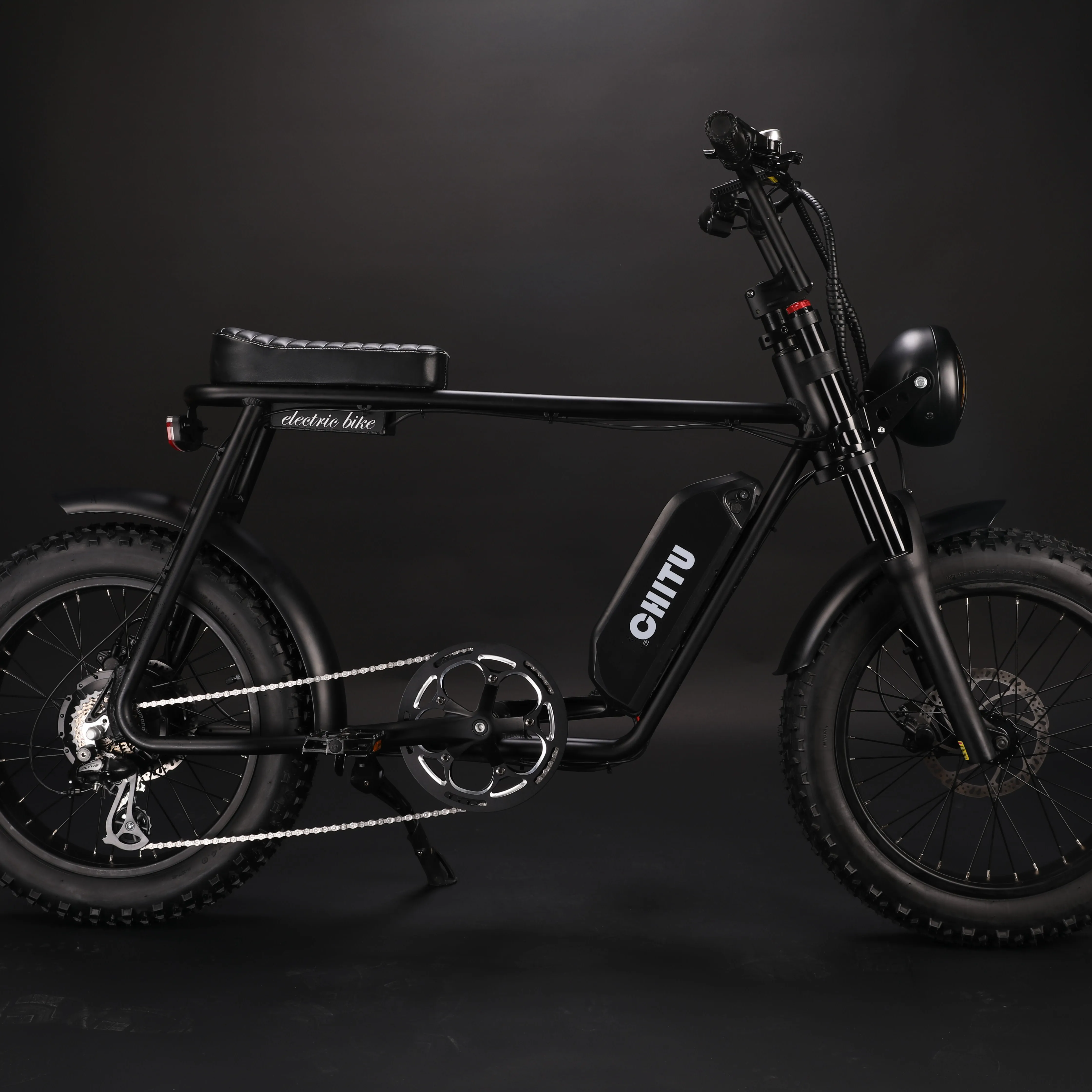 2022 Teeness speciously and hot sale 48v 500w fatbike motorcycle 20''x4 fatbike/snowbike electric bicycle