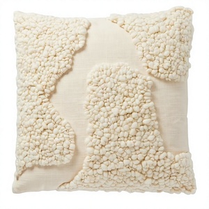 Housse de coussin en laine personnalisée style bohème moderne pour extérieur, tissée à la main, motif vintage, non toxique, très tendance et unique - Product Image 1