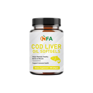Cápsulas de Aceite de Hígado de Bacalao a Precio de Mayoreo, Ayuda a Mantener Huesos y Músculos Saludables con Omega-3 Total, Suplemento Herbal - Product Image 1