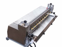 Machine manuelle de collage de papier de bureau JS-700E Machine d'applicateur de colle Machine de collage de fabrication chaude et froide pour l'emballage de boîte rigide