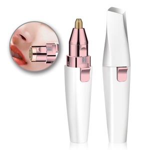 Rasoir <span class=keywords><strong>électrique</strong></span> à sourcils et <span class=keywords><strong>baume</strong></span> à lèvres 2 en 1 pour femmes, outil de maquillage pour le <span class=keywords><strong>rasage</strong></span>, vente en gros - Product Image 5