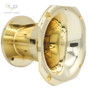 Vander – klaxon de sortie Audio Super fort de 2 pouces, résistant aux UV, finition chromée, Tweeter rond, klaxon de pilote pour voiture, unité de systèmes musicaux - Product Image 4