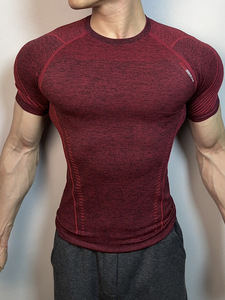 Slim Fit Casual Sports T <b>Shirt</b> Breathable Running Gym <b>Compression</b> <b>Shirt</b> Workout <b>Shirts</b> for Men - Product Image 2