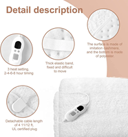 Table de massage en fibre de carbone de qualité supérieure, lit de spa, couverture chauffante, 6 niveaux de chaleur, contrôle de la température, quatre saisons
