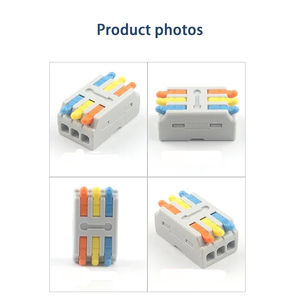 Mini connecteurs de câble rapide à <span class=keywords><strong>2</strong></span> broches Connecteur de câblage à ressort pour conducteur compact universel - Product Image 5
