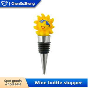 Christmas Wine Stopper Metal Bottle <b>Seal</b> With Santa Snowman Decor For Holiday Gift - Product Image 5