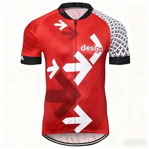 Jersey de Ciclismo Unisex de Manga Corta, Transpirable, Resistente al Viento, que Absorbe el Sudor, Multicolor, para Eventos de Clubes Ciclisticos - Product Image 1