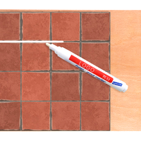 Marqueur de réparation de carrelage non toxique, aide à la réparation de joints, résistant à l'eau, stylo de réparation de carrelage en céramique avec embout réversible