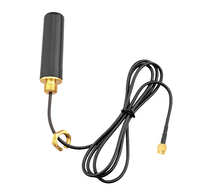Antenne 4G LTE étanche à polarisation verticale 868/915 MHz LoRa, montage sur armoire par vis traversante, interface filetée omnidirectionnelle