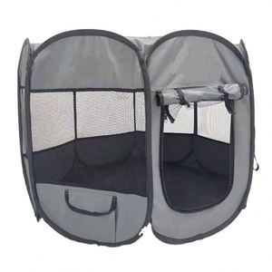 Parc de jeu hexagonal pliable et portable pour chat et chien, prix d'usine BSCI, vente en gros, best-seller, facile à ranger pour les voyages - Product Image 2