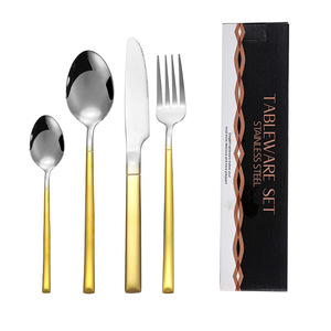 Stainless Steel Cutlery <b>Set</b> 24 Pieces Dishwasher Safe Gift Box For <b>Dinner</b> Party - Product Image 4