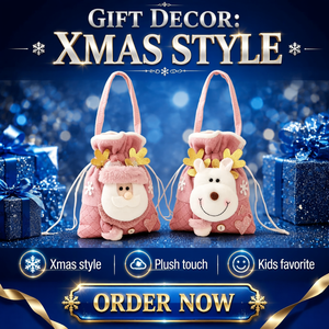 Nouveaux sacs cadeaux de <span class=keywords><strong>Noël</strong></span> roses à paillettes, sacs d'emballage pour pommes de réveillon, sacs à friandises pour la maternelle, pochettes cadeaux pour fête de <span class=keywords><strong>Noël</strong></span> - Product Image 6