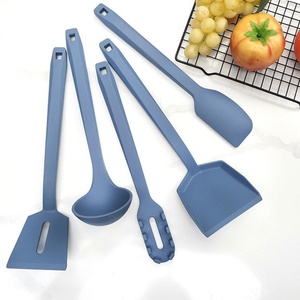 Juego de Utensilios de Cocina al por Mayor, Juego de 6 Espátulas Resistentes al Calor, Juego de Utensilios de Cocina de Silicona con Soporte - Product Image 5