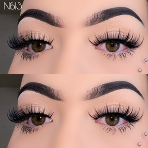 Wispy Volume Wet Spike Russian <strong>Strip</strong> <strong>Lashes</strong> <strong>That</strong> <strong>Look</strong> <strong>Like</strong> Eyelash <strong>Extensions</strong> Soft Vegan Faux 3D Mink Eyelash Vendor Bulk <strong>Lash</strong> - Product Image 4