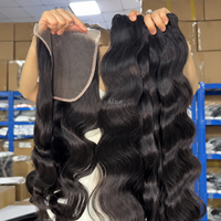 Lots de Cheveux Naturels Ondulés (Body Wave) – Cheveux Indiens Bruts 100% Humains – Couleur Naturelle – Vente en Gros de Cheveux Indiens