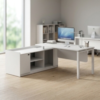 Bureau de direction haut de gamme Greatway GRA-DD, moderne, en métal, ergonomique, réglable en hauteur, confortable pour une assise prolongée, structure stable et anti-tremblement