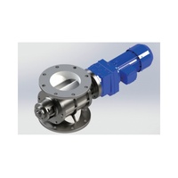 Vanne rotative à clapet pneumatique pour le transport pneumatique |   Grande ouverture résistante à l'usure |   Alimentateur industriel