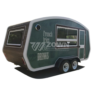 ZOWN Eco Friendly Pure Electric Food Truck Complete Cooking Equipment Custom Layout Mobile Concession <b>Trailer</b> Street Snack 2 - Product Image 3
