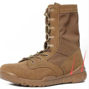 Botas de desierto color coyote con suela ligera de EVA TS B01 Super Light y costuras en la suela exterior. - Product Image 4