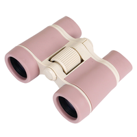 JAXY Jumelles pour enfants 4x30 étanches, colorées, en caoutchouc simple, anti-éblouissement, pour le camping