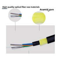 Cables de Alimentación Aéreos Autoportantes ADSS para Exteriores Melontel MT-ADSS-24B1, 24/48 Núcleos, 35kV, Fibra Óptica, Revestimiento LSZH, PVC y PE