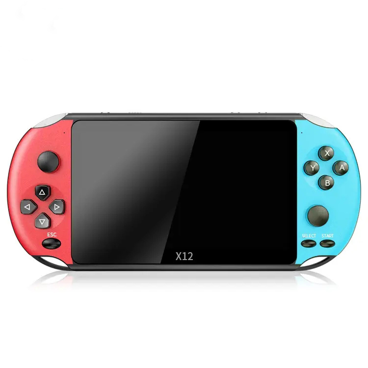 5,1 дюймовая мини классическая X12 Plus портативная игровая консоль, портативная игровая консоль для видеоигр, портативная игровая консоль