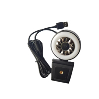 Cámara JIUBEI B5 con Micrófono Incorporado con Cancelación de Ruido, Enfoque Automático 4K HD, USB/WiFi, Compatible con Reuniones Remotas para Computadora Portátil