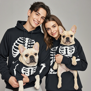 Joymay Luxuoso e Respirável Pure Cotton Pet HoodieCustomized Eco-Friendly Alta Qualidade Combinando Cão e Proprietário <span class=keywords><strong>Dog</strong></span> <span class=keywords><strong>Clothes</strong></span> - Product Image 3