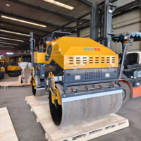 Compacteur industriel de rouleau compresseur d'asphalte vibrant hydraulique de marque JUYOU pour la construction disponible à la vente