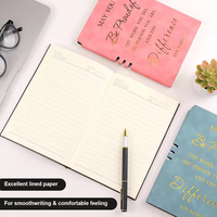 Carnet de notes A5 en cuir PU à couverture rigide de luxe, vente en gros, imprimé pour le bureau, pour les étudiants