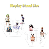 Support de présentation en acrylique transparent à 10 niveaux pour figurines Funko POP et figurines d'action