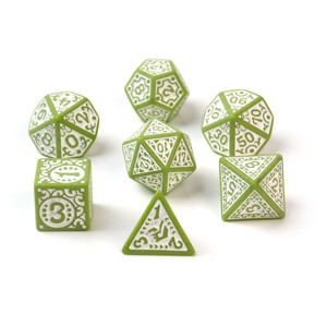 סיטונאי רטרו אקרילי קובייה פוליהדראמין קובייה מקל על קוביות פלסטיק להגדיר קוביות עבור משחק שולחן - Product Image 3