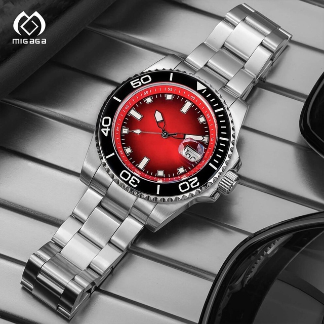 Wholesale Custom Business Stainless Steel Divers Luminous Classic 200m Waterproof Automatic Mechanical Dive Watch for Men