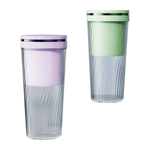 Elektrikli Mini Taşınabilir USB Şarjlı Pille Çalışan 10 Paslanmaz Çelik Bıçaklı Sıkacağı Smoothie Yapıcı Sessiz Motor - Product Image 5